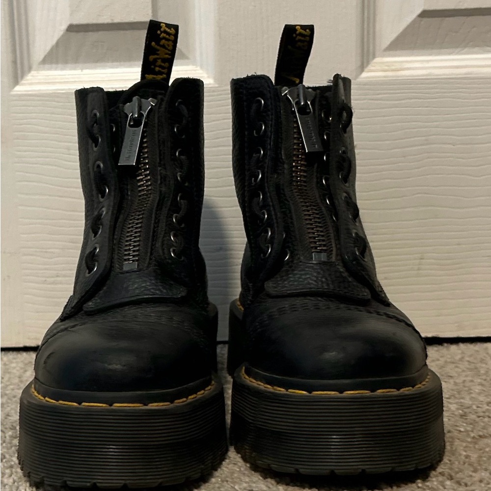 Dr. Martens Black Platform Boots